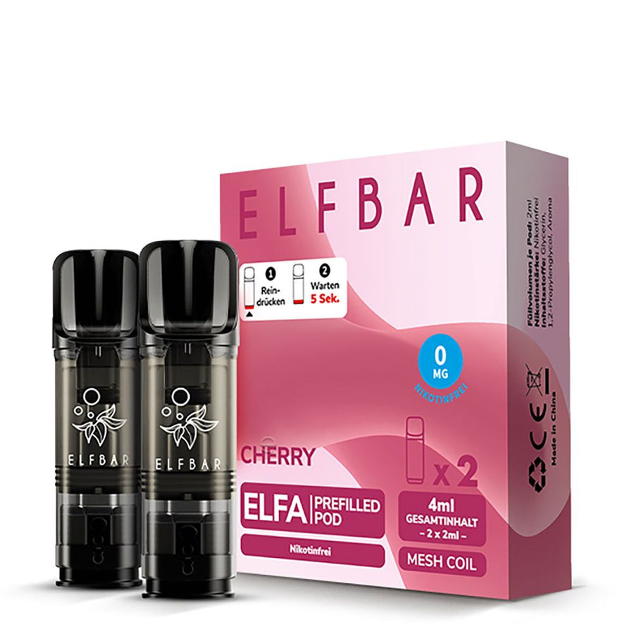 ELFBAR ELFA Cherry 0mg Nikotin 2er Pack