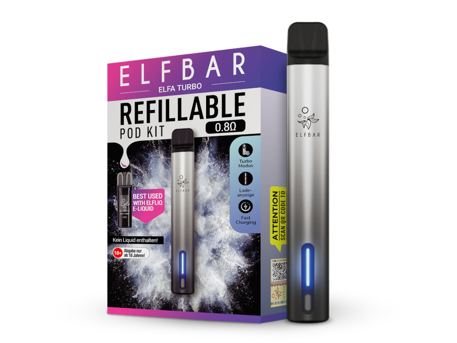 ELFBAR ELFA Turbo Pod Kit 550 mAh Akku - Aurora Black